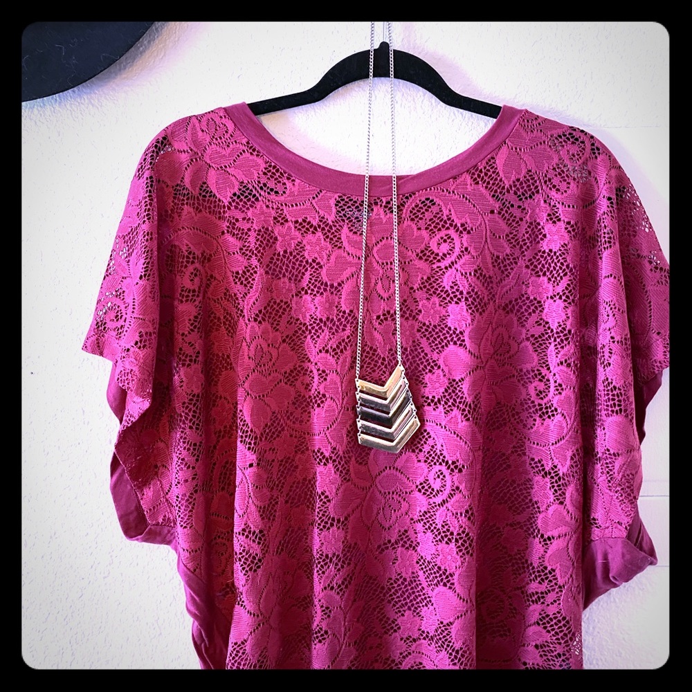 Floral Rose Flounce Top